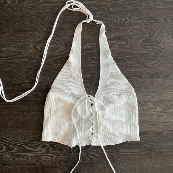 Knit Halter Top - Picture 1 of 1